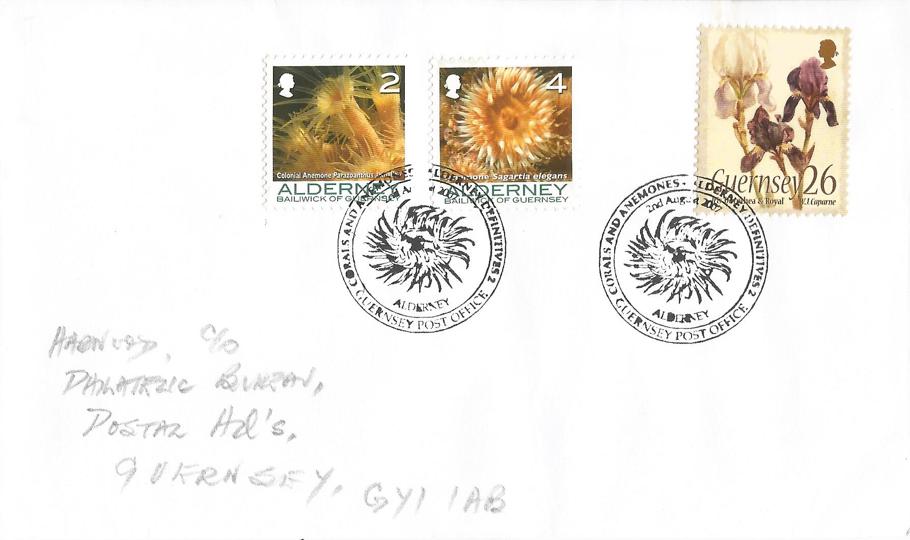 Corals and Anemones Alderney Definitives 2 Guernsey Post Office_G268