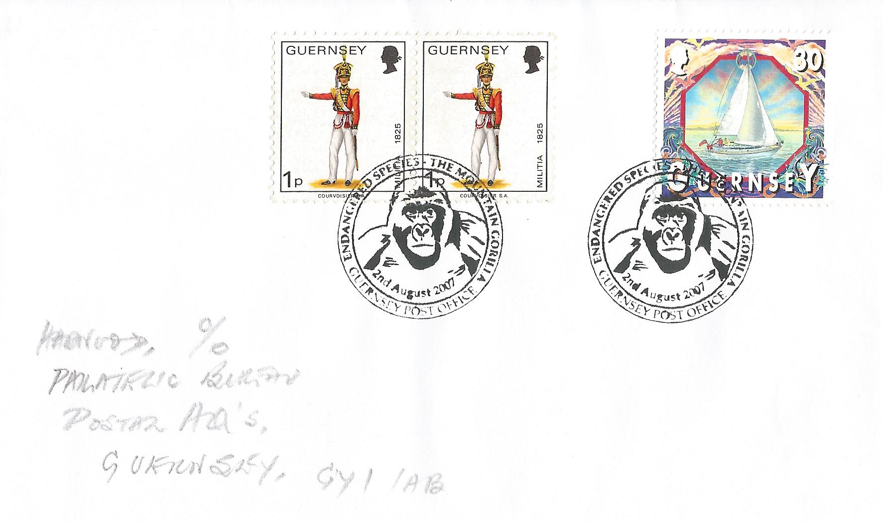 Endangered Species The Mountain Gorilla Guernsey Post Office_G267