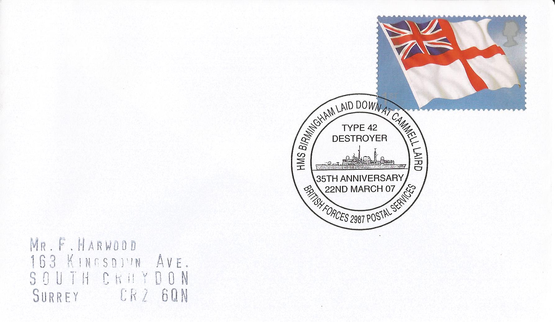 HMS Birmingham Laid Down at Cammell Laird Type 42 Destroyer 35th Anniversary BFPS 2987_16274