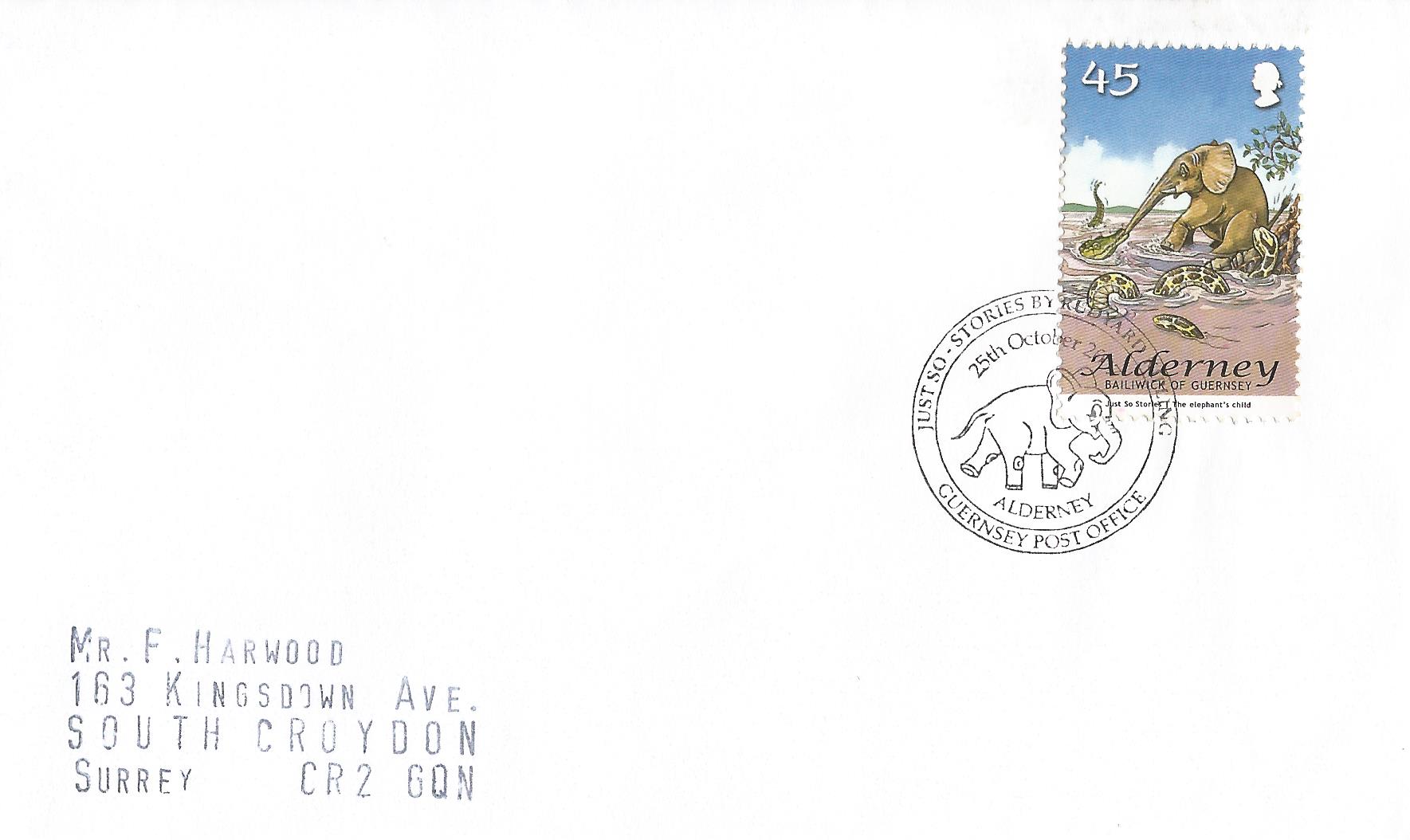 Just So Stories by Rudyard Kipling Alderney Guernsey Post Office_G271