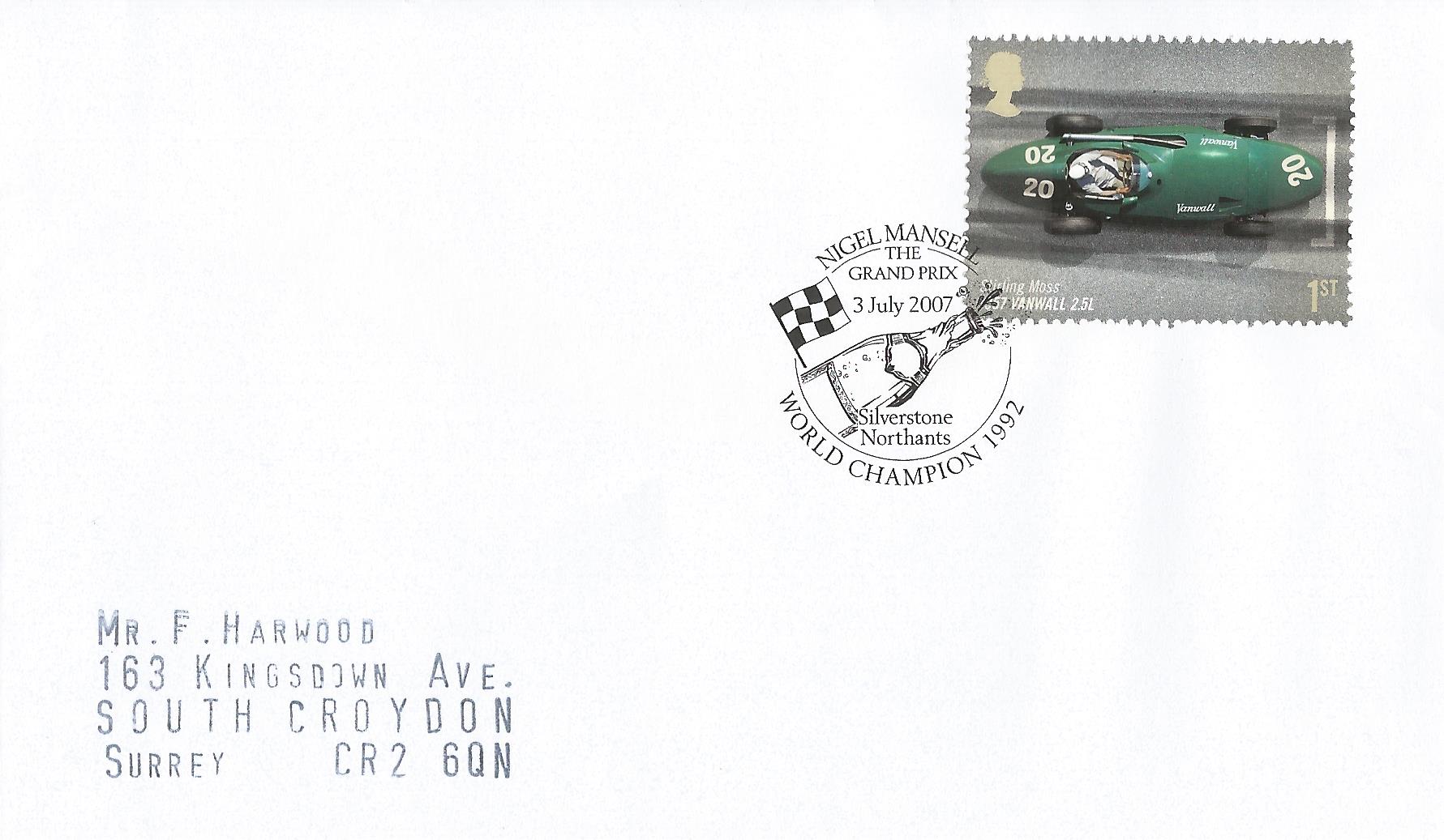 Nigel Mansell World Champion 1992 The Grand Prix Silverstone Northants_16413