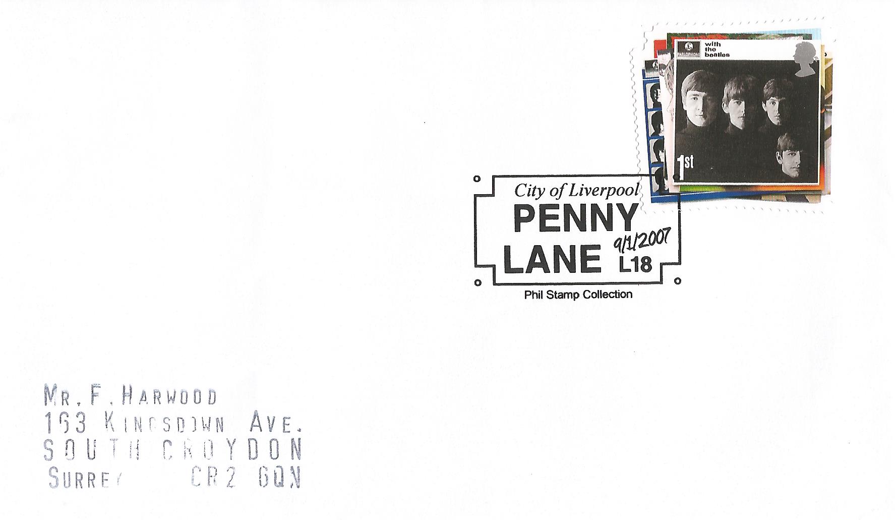 Phil Stamp Collection City of Liverpool Penny Lane_16189