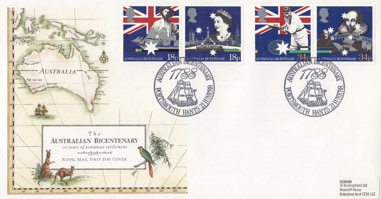 Australian Bicentenary 1788 Portsmouth Hants_7235