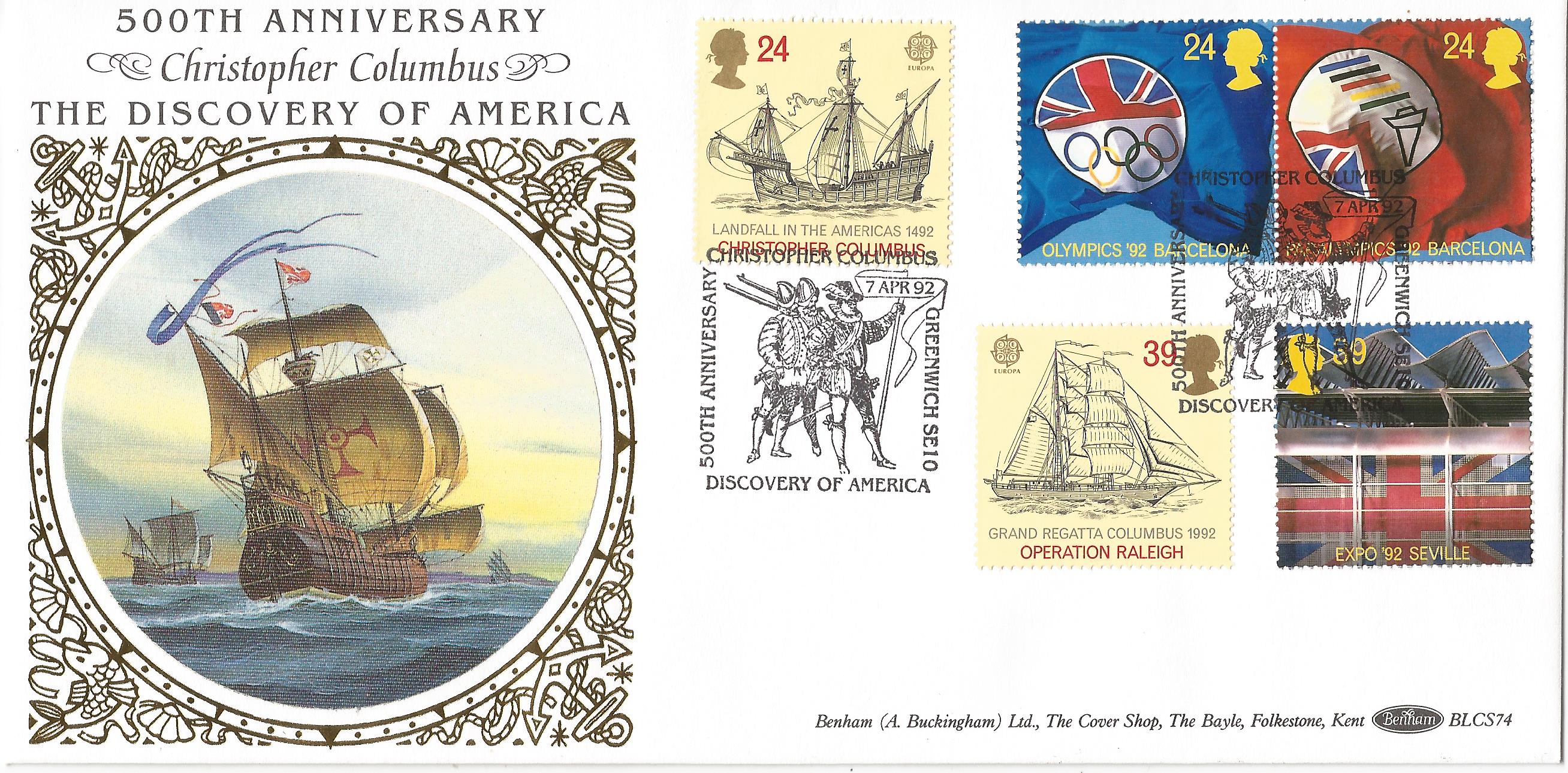 500th Anniversary Christopher Columbus Discovery of America Greenwich SE10_8396(1)