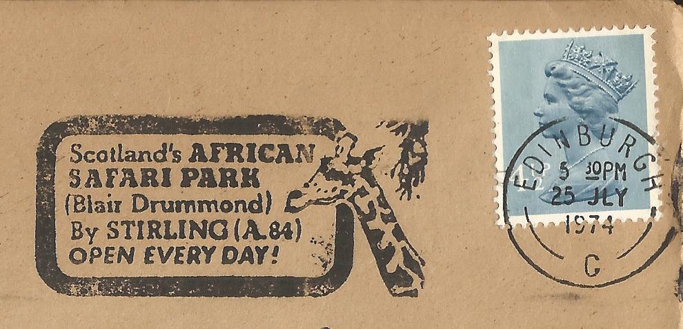 Scotland's African Safari Park (Blair Drummond) By Stirling (A 84) Open Every Day_LP 1519 t