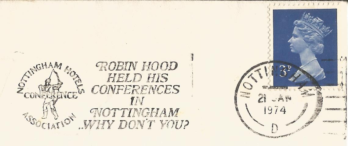 Nottingham Hotels Conference Association Robin Hood Held His Conferences in Nottingham Why Don't you_LP 1490 t (1)