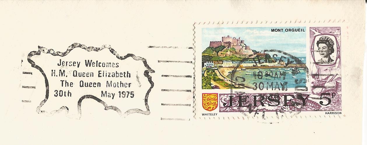 Jersey Welcomes H M Queen Elizabeth The Queen Mother 20th May 1975_LP J 33 t