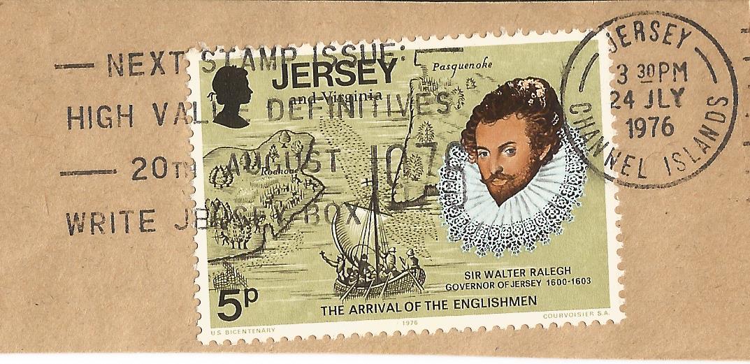 Next Stamp Issue High Value Definitives 20th August Write Jersey Box 1976_LP J 43 t