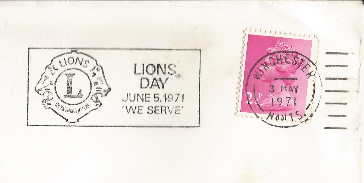 Lions L International Lions Day June 5 1971 We Serve_E 91 t