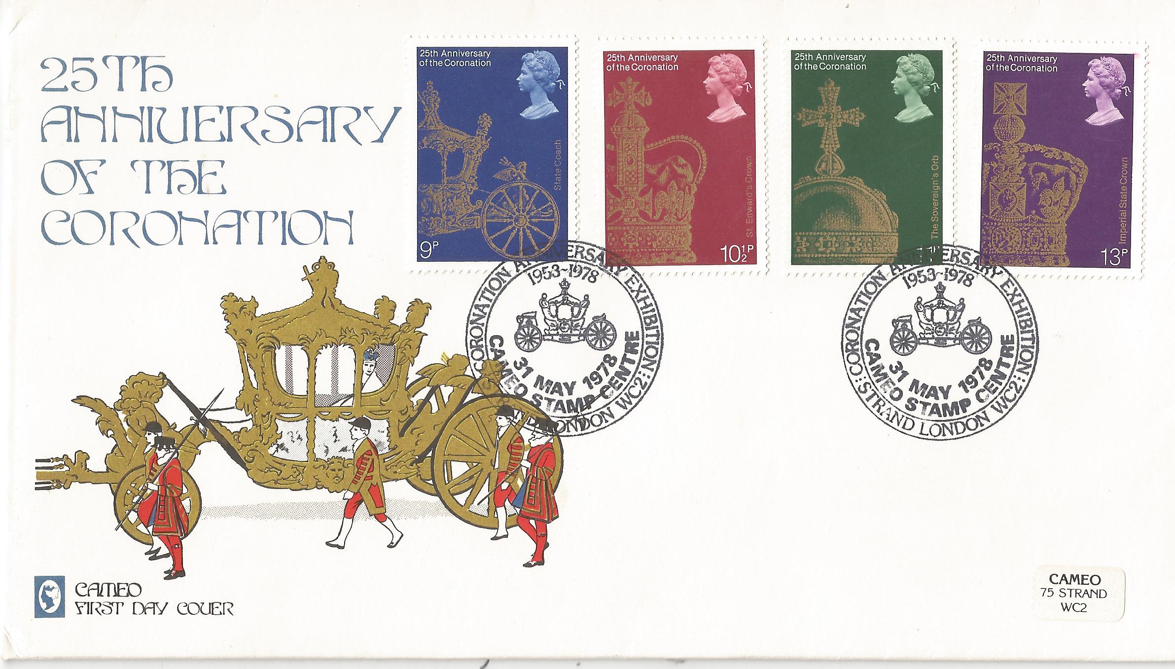 Coronation Anniversary Exhibition 1953-1978 Cameo Stamp Centre Strand London WC2_3542
