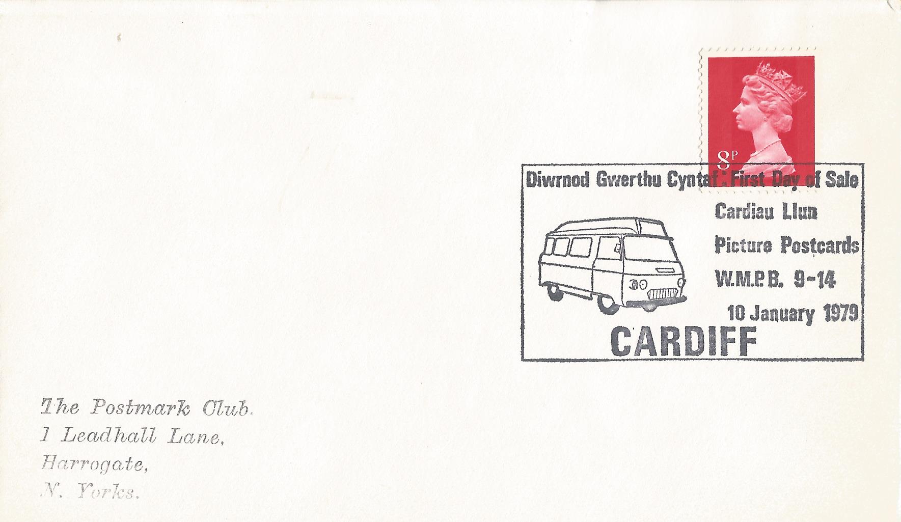 Diwrnod Gwerthu Cyntal First Day of Sale Cardiau Llun Picture Postcards W M P B 9-14 Cardiff_3739