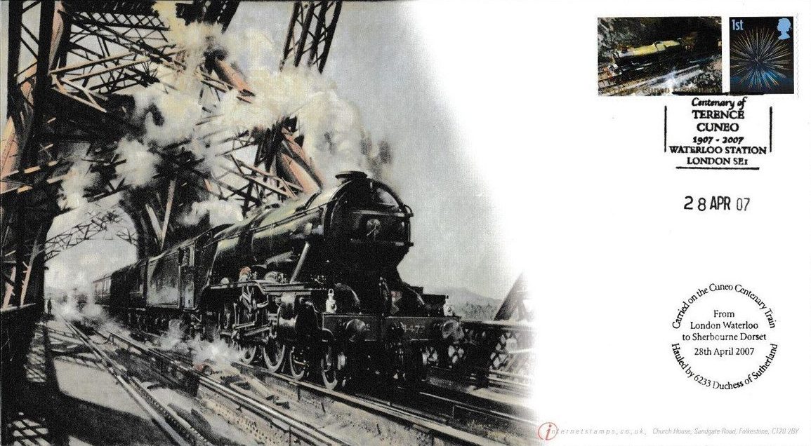 Centenary of Terence Cuneo 1907-2007 Waterloo Station London SE1_16160