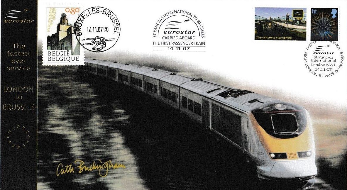 Eurostar Fastest Ever Service From London to Paris & Brussels St Pancreas International London NW1_16602 (1)