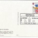 Oxfordshire Post Offices E.P.R Postcards First Day of Sale 15 Feb '84 Oxford_5886 (1) - Image 2