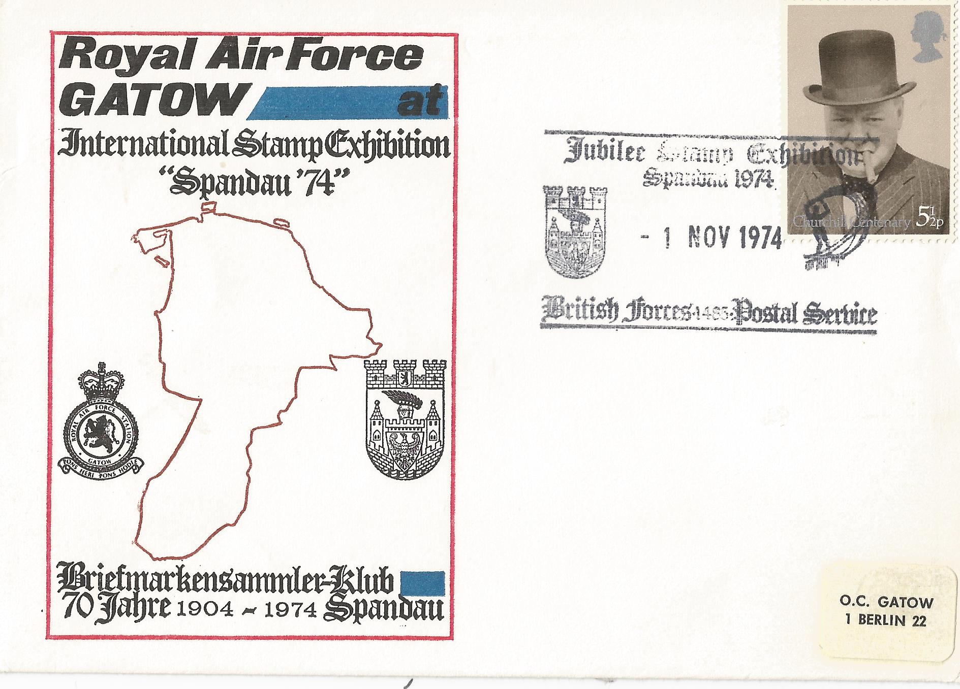 Jubilee Stamp Exhibition Spandau 1974 BFPS 1485_2713
