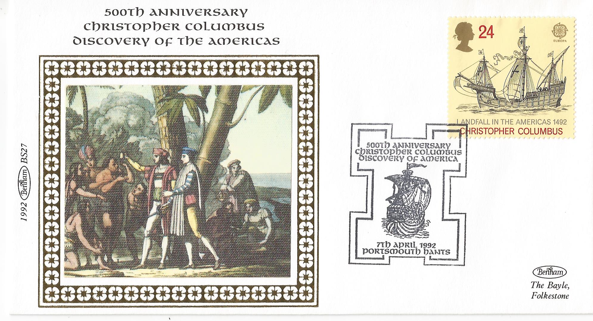 500th Anniversary Christopher Columbus Discovery of America Portsmouth Hants_8406 (2)