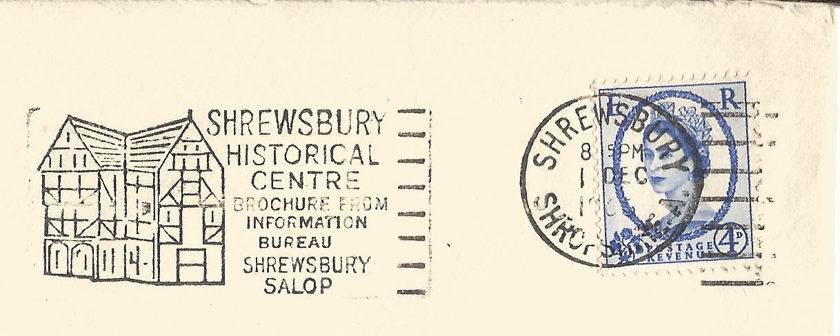 Shrewsbury Historical Centre Brochure from Information Centre Shrewsbury Salop_LP 372 t