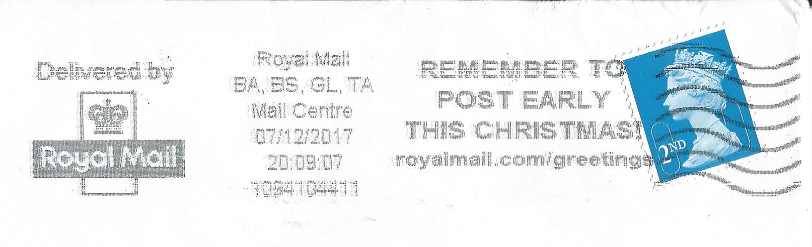 Remember to Post Early This Christmas ! royalmail.com/greetings