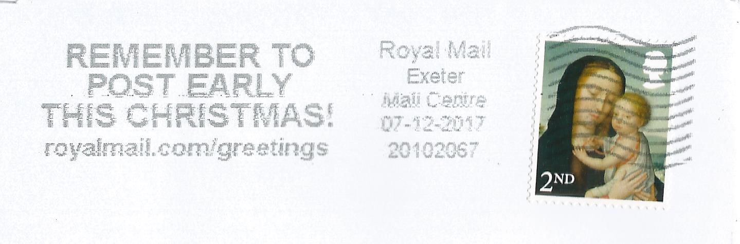 Remember to Post Early This Christmas ! royalmail.com /greetings