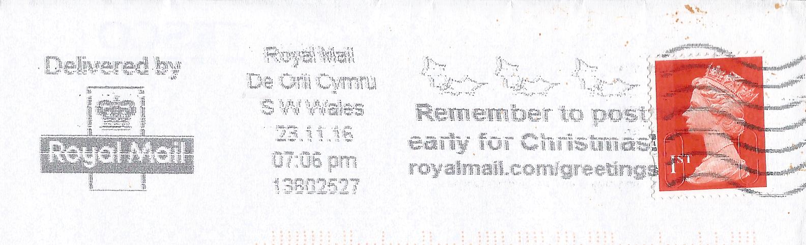 Remember to post early for Christmas royalmail.com greetings