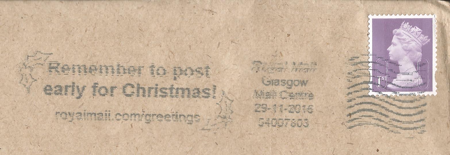 Remember to post early for Christmas royalmail.com greetings