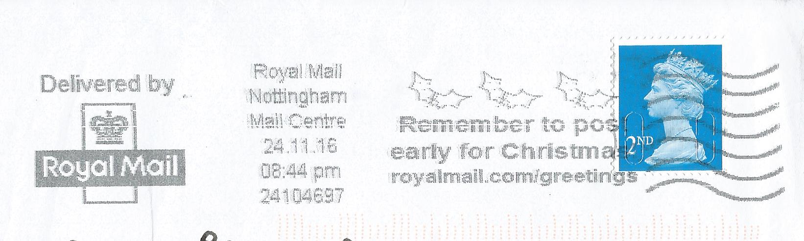 Remember to post early for Christmas royalmail.com greetings