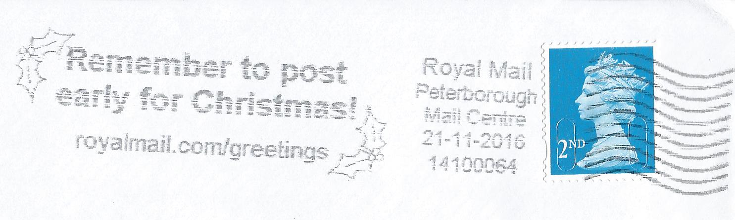 Remember to post early for Christmas royalmail.com greetings