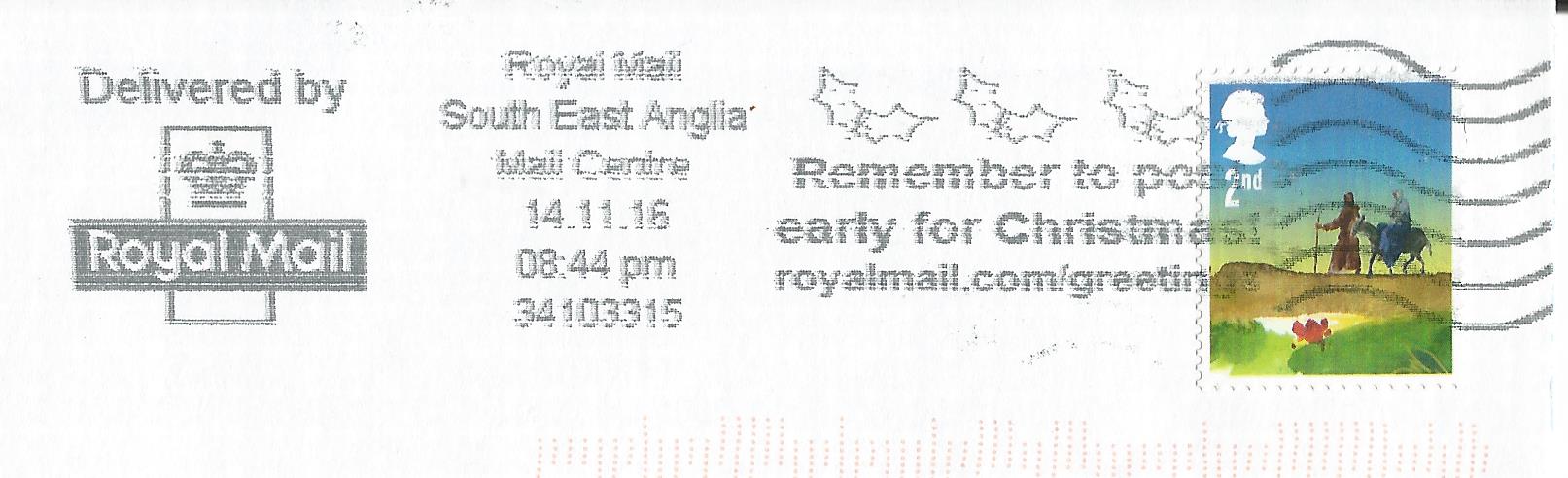 Remember to post early for Christmas royalmail.com greetings