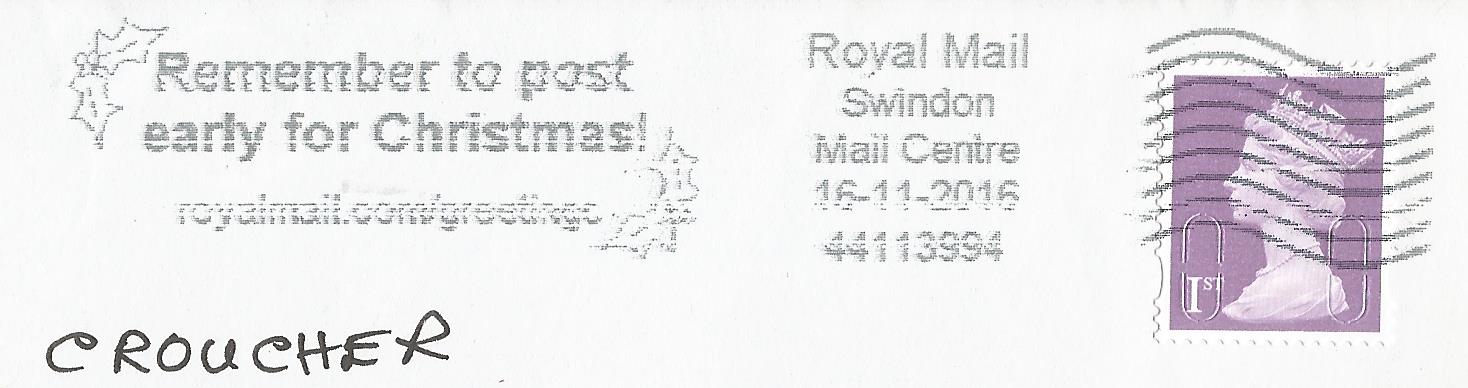 Remember to post early for Christmas royalmail.com greetings