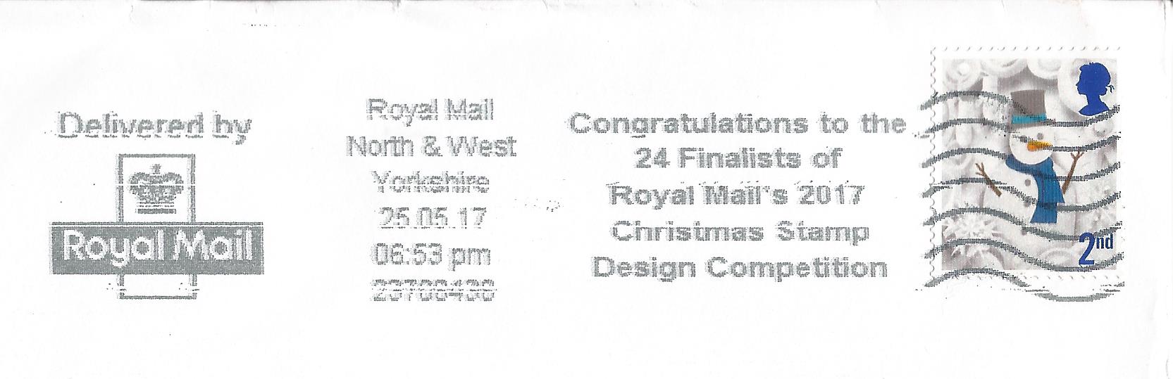 Congratulations to the 24 Finalists of Royal Mail's 2017 Christmas Stamp Design Competition