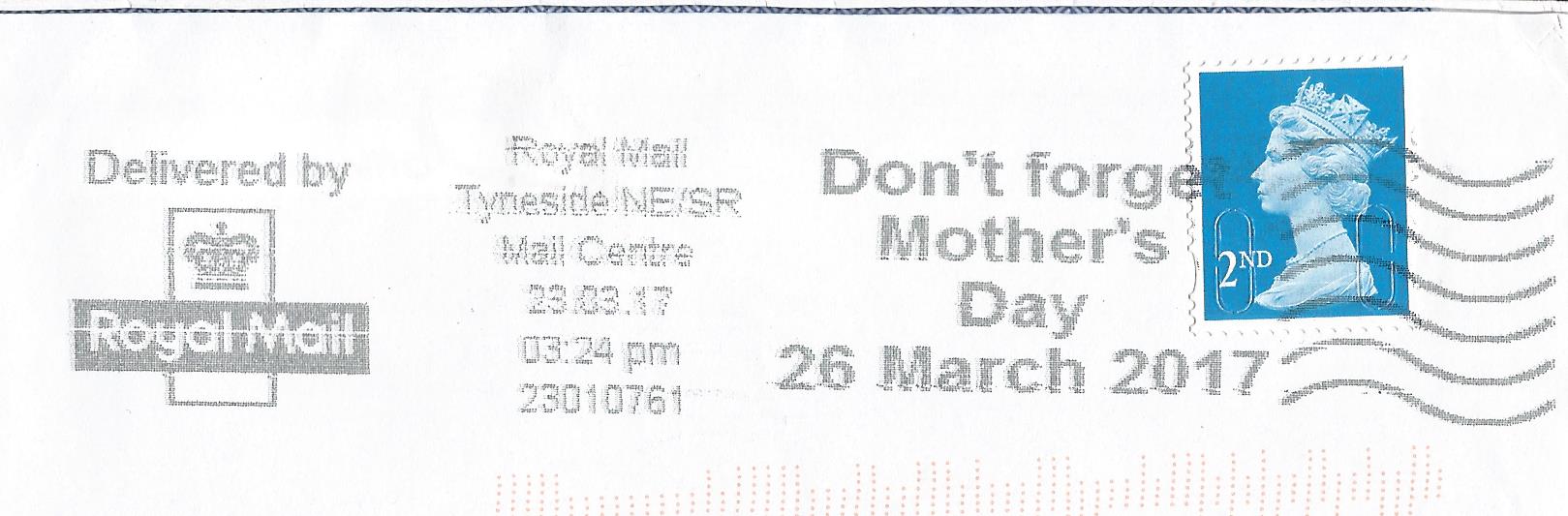 Don't forget Mother's Day 26 March 2017