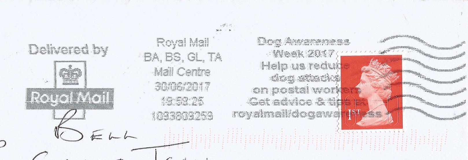 Dog Awareness Week 2017 Help us reduce dog attacks on postal workers Get advice & tips at royalmail dogawareness