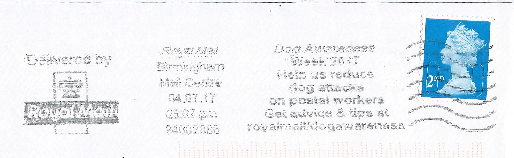 Dog Awareness Week 2017 Help us reduce dog attacks on postal workers Get advice & tips at royalmail dogawareness