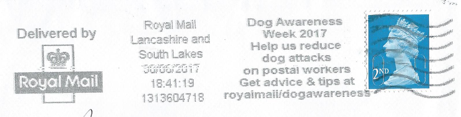 Dog Awareness Week 2017 Help us reduce dog attacks on postal workers Get advice & tips at royalmail dogawareness