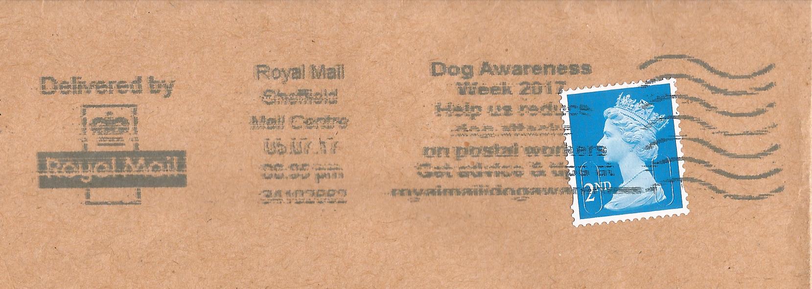 Dog Awareness Week 2017 Help us reduce dog attacks on postal workers Get advice & tips at royalmail dogawareness