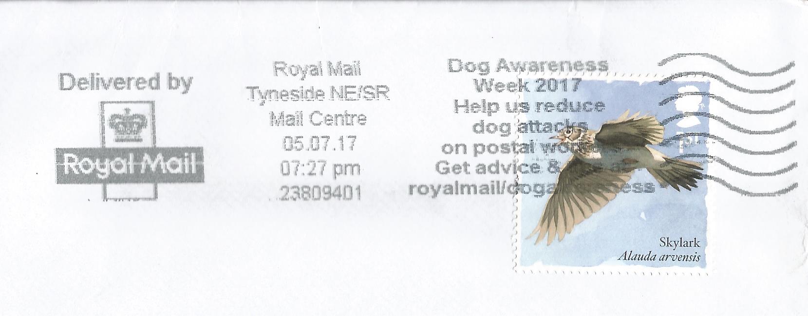 Dog Awareness Week 2017 Help us reduce dog attacks on postal workers Get advice & tips at royalmail dogawareness