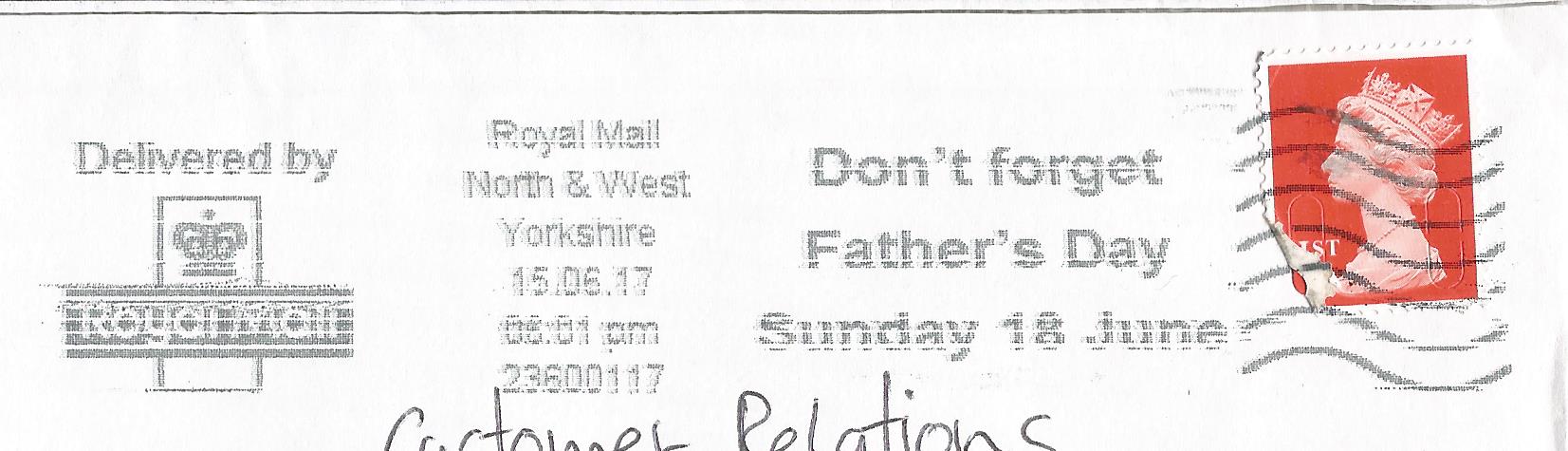 Don't forget Father's Day Sunday 18 June
