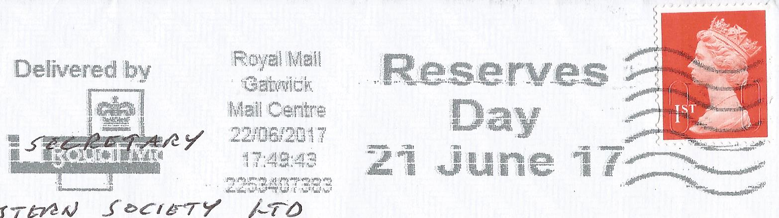 Reserves Day 21 June 17