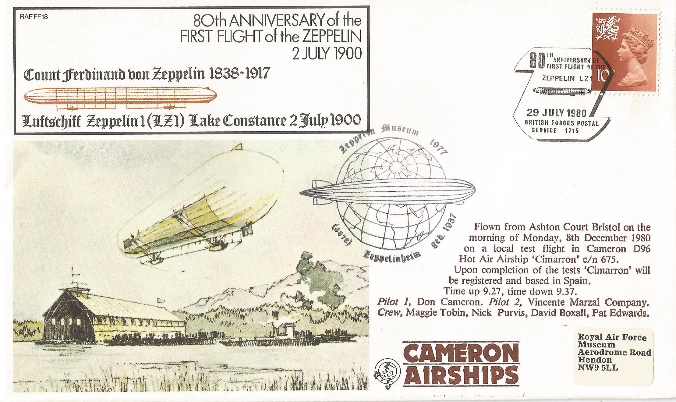 80th Anniversary First Flight of the Zeppelin LZ1 BFPS 1715_4340 (1)