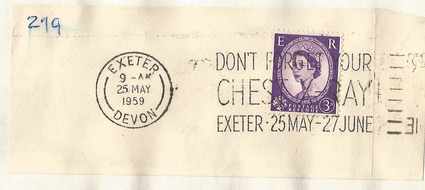 Don't Forget Your Chest X Ray Exeter 25 May - 27 June_GS 279