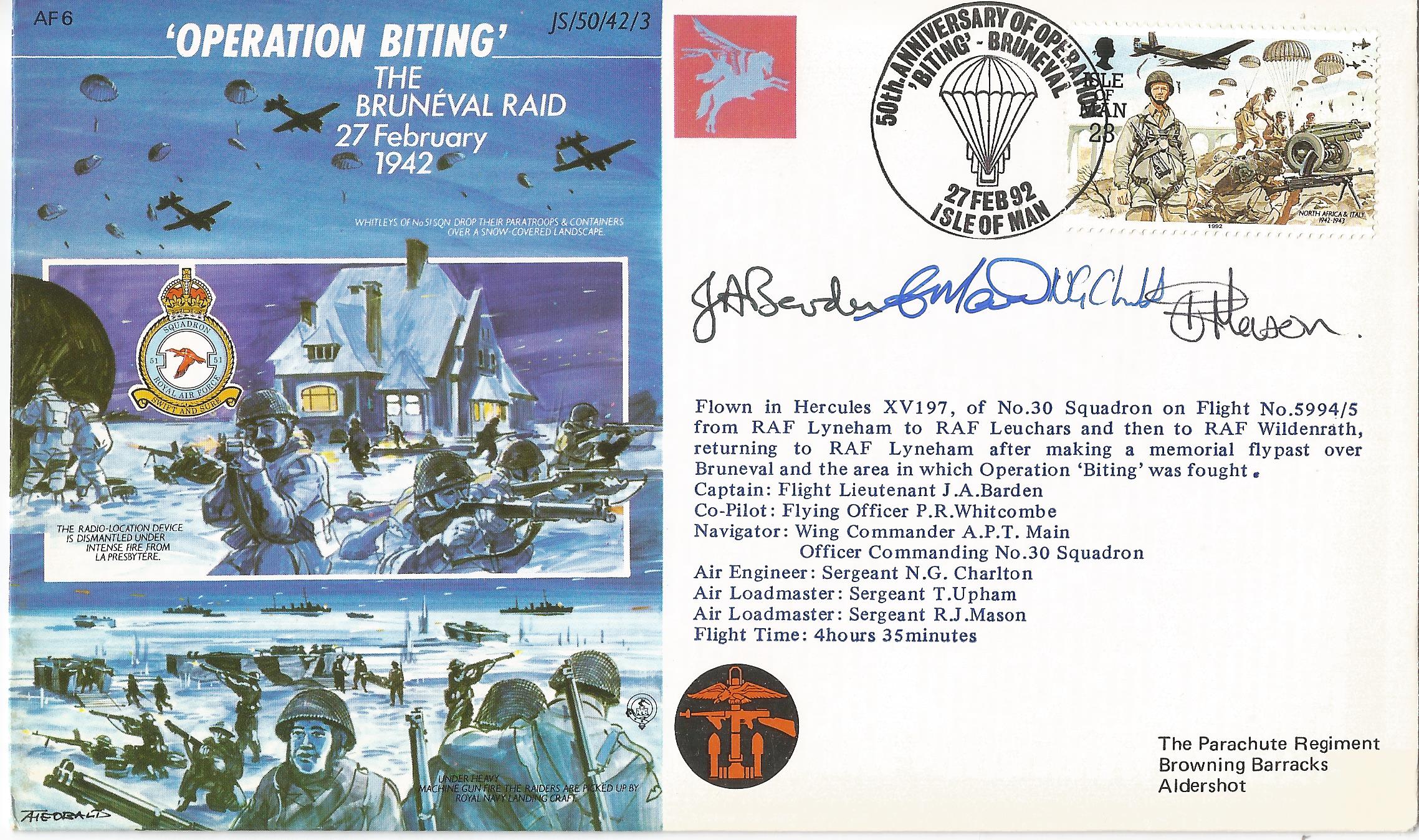 50th Anniversary of Operation Biting Bruneval Isle of Man_M247