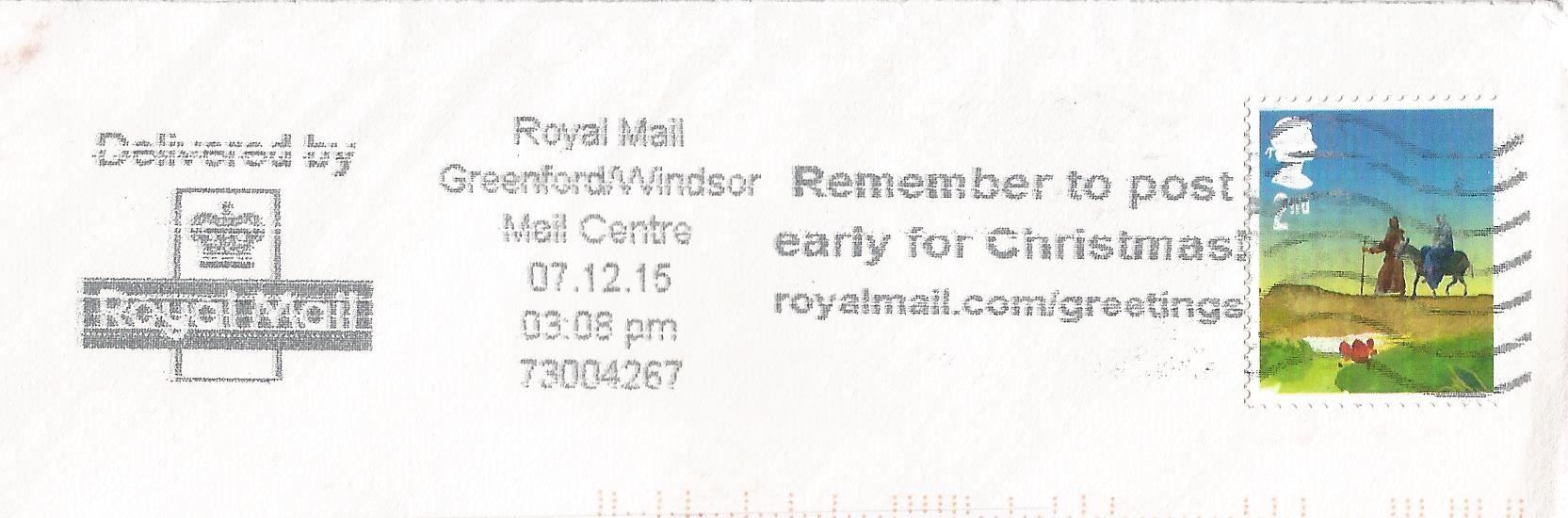 Remember to post early for Christmas royalmail.com greetings_GS 5771