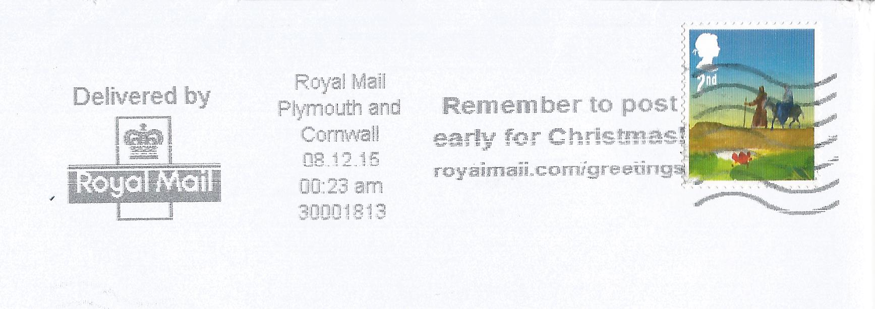 Remember to post early for Christmas royalmail.com greetings_GS 5771