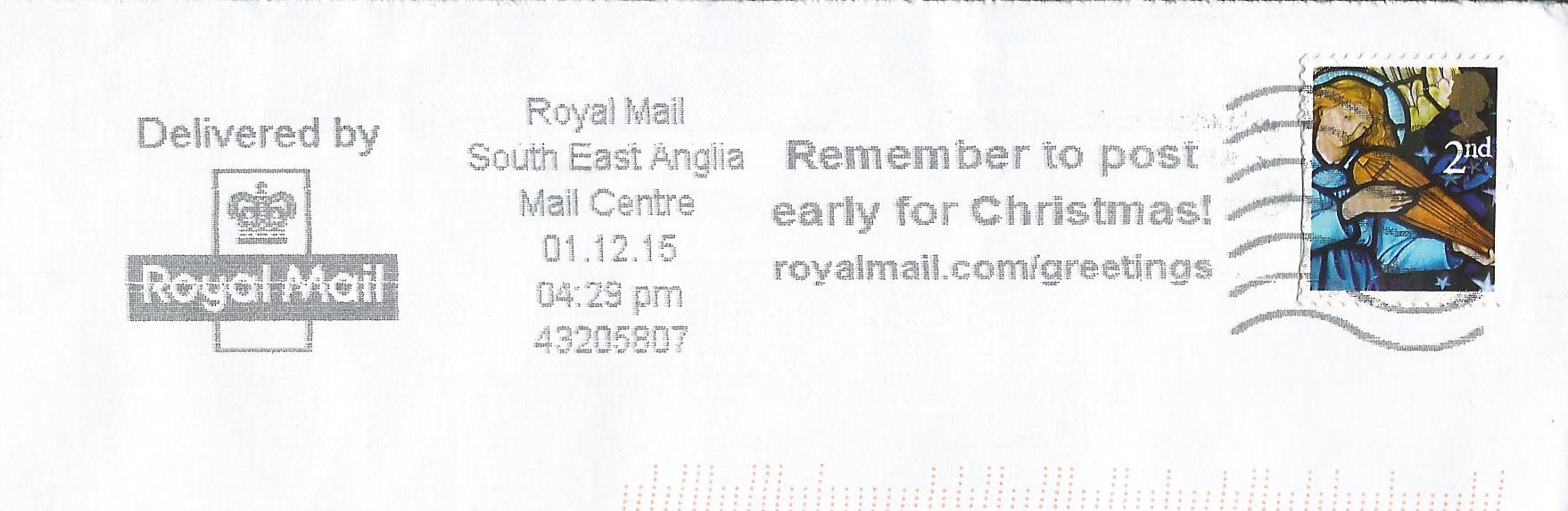 Remember to post early for Christmas royalmail.com greetings_GS 5771
