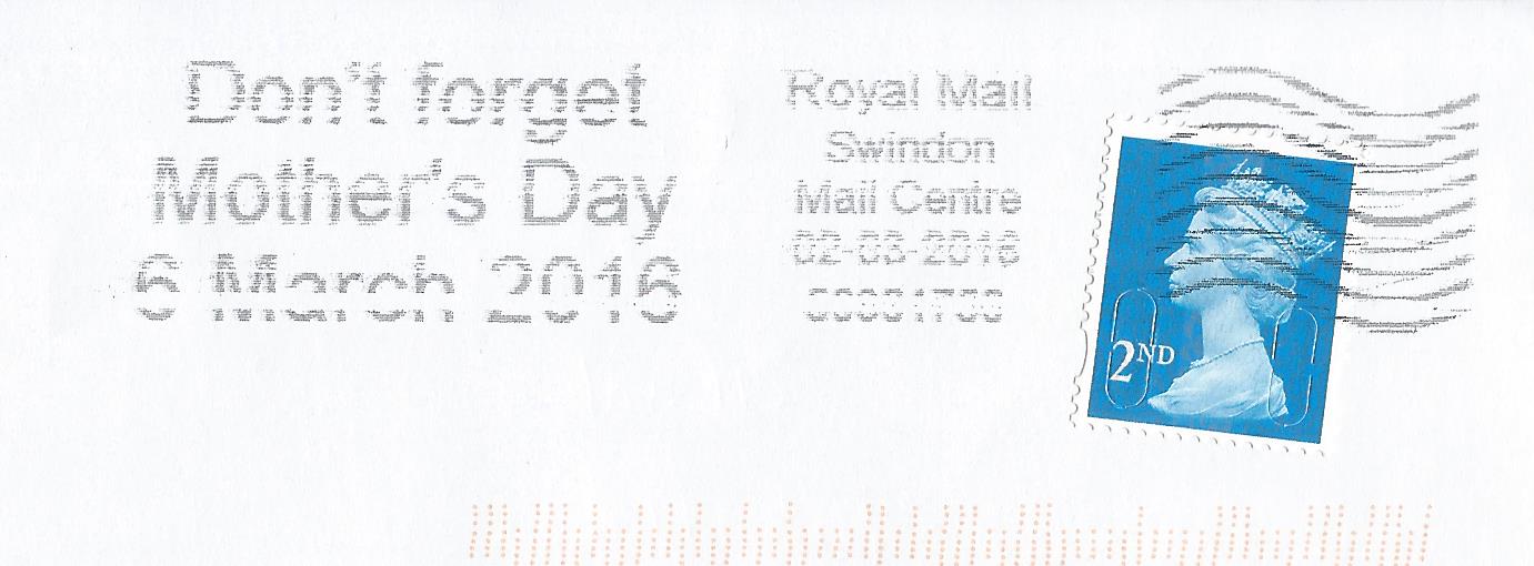 Don't forget Mother's Day 6 March 2016