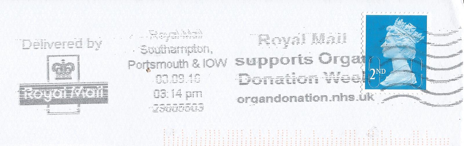 Royal Mail supports Organ Donation Week organdonation.nhs.uk