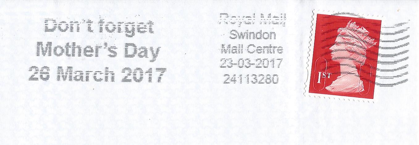 Don't forget Mother's Day 26 March 2017