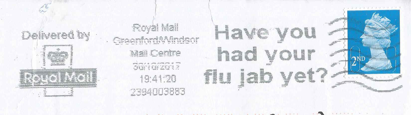 Have you had your flu jab yet ?