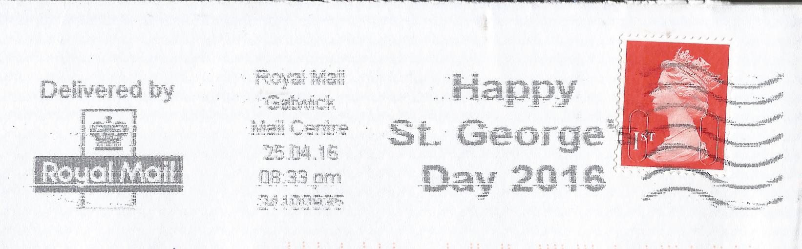 Happy St George's Day 2016