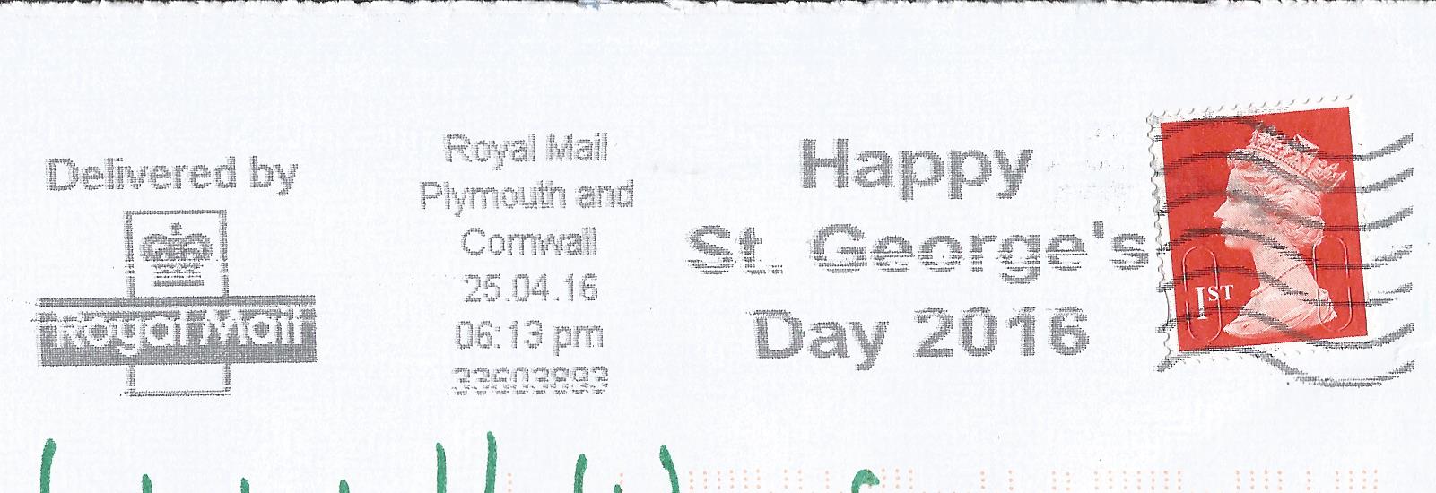 Happy St George's Day 2016